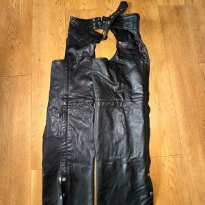 Stylish Black Leather Pants for Men